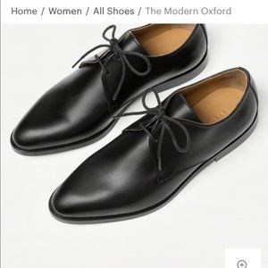 Everlane Modern Black Oxfords
